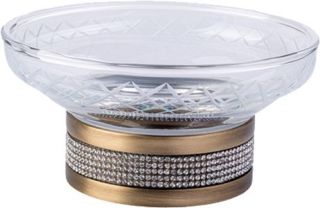 Мыльница Boheme Royal Crystal бронза 10930-BR